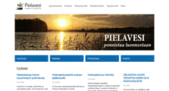 Desktop Screenshot of pielavesi.fi